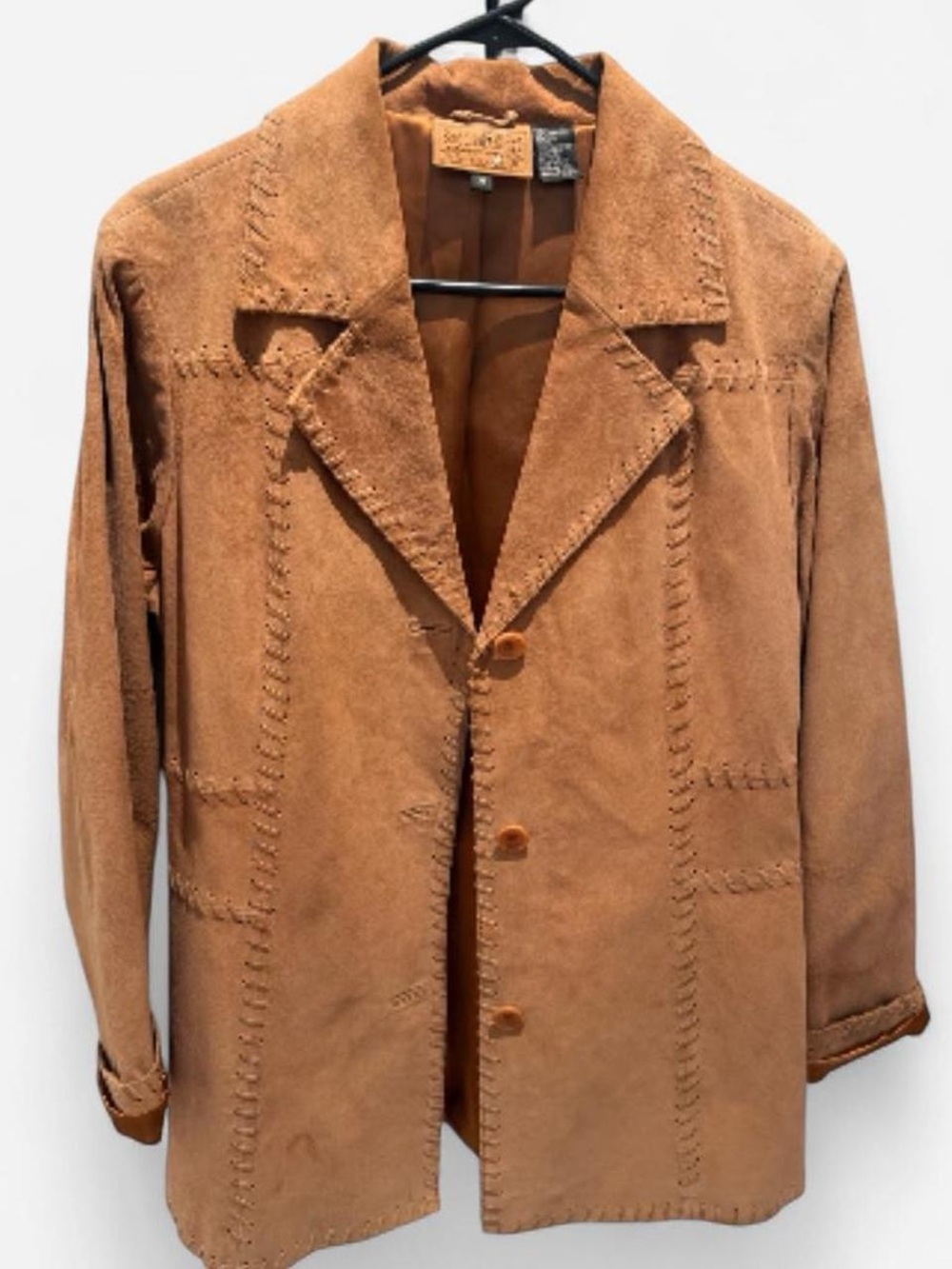 Saddle Ridge Vintage Suede Leather Jacket (Size M)